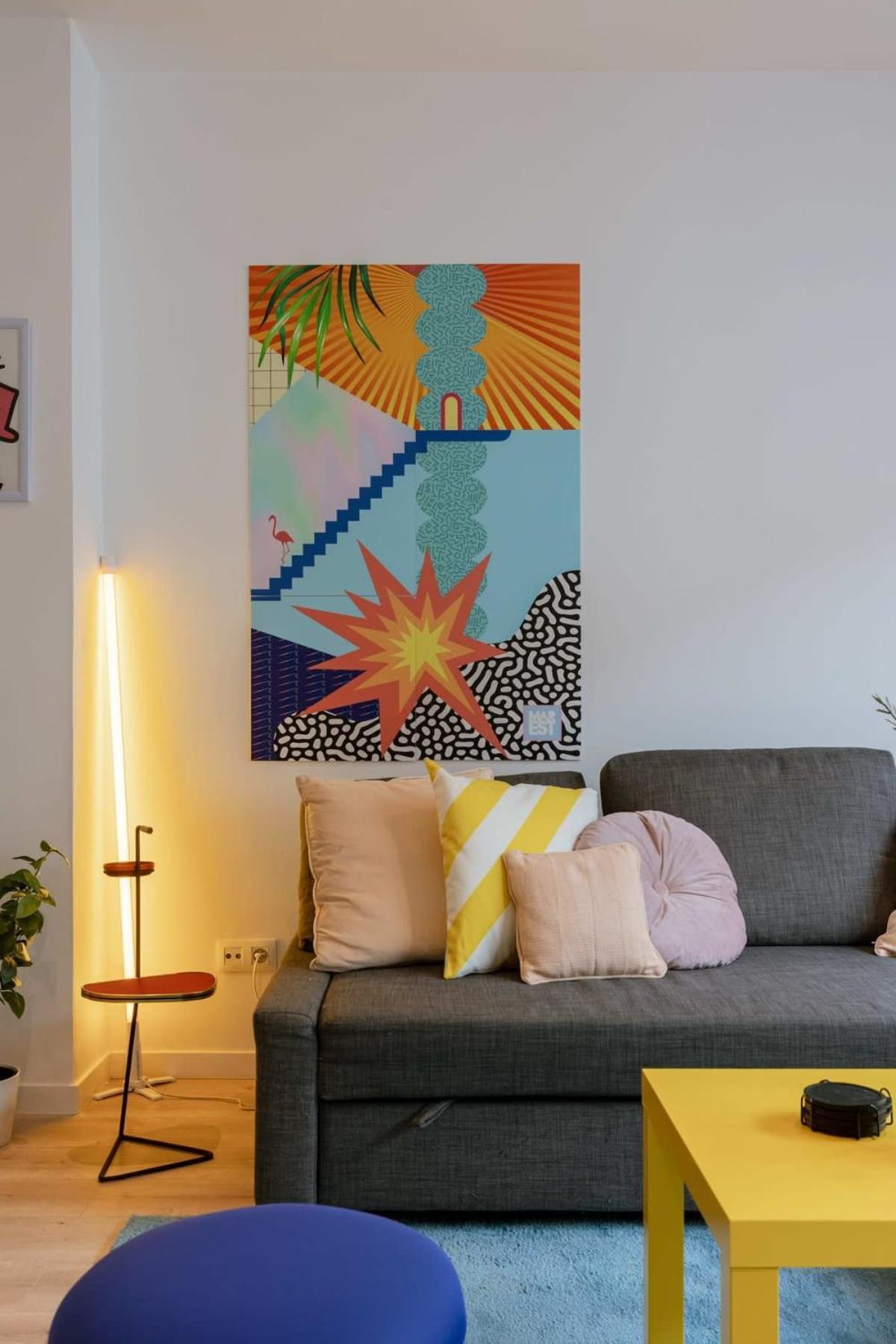 Colorful Pop Apartment In The Heart Of Anversa Esterno foto